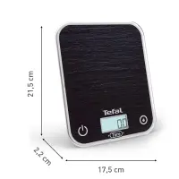 TEFAL Kitchen Scale | BC50D2V0 Optiss | Maximum weight (capacity) 5 kg | Display type LCD | Black – pilt 2