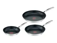 TEFAL | Pan set, 3-pieces | Duetto+ | Frying | Diameter 20/24/28 cm | Suitable for induction hob | Fixed handle