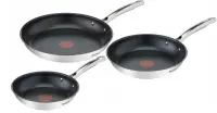 TEFAL | Pan set, 3-pieces | Duetto+ | Frying | Diameter 20/24/28 cm | Suitable for induction hob | Fixed handle