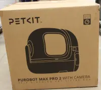 SALE OUT. PETKIT Automatic Cat Litter Box | Purobot Max Pro 2 | White | USED, DIRTY, MISSING INNER PACKAGING | 24 month(s)