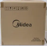 SALE OUT. Midea MAD1100DADK Air fryer digital,Two-zone cavity, 6.4L + 4.4L | Midea Two Zone Airfryer | MAD1100DADK | Power 1850 W | Capacity 4.4/6.4 L | Rapid Air technology | Black | SCRATCHED ITEM, WRONG SN ON PACKAGING