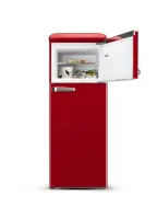 ETA Refrigerator | ETA253490030EN Storio Retro | Energy efficiency class E | Free standing | Height 148.2 cm | Double Door | Fridge net capacity 170 L | Freezer net capacity 45 L | Red | 38 dB – pilt 2