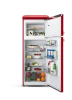 ETA Refrigerator | ETA253490030EN Storio Retro | Energy efficiency class E | Free standing | Height 148.2 cm | Double Door | Fridge net capacity 170 L | Freezer net capacity 45 L | Red | 38 dB – pilt 5
