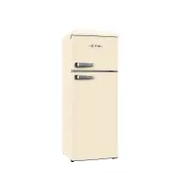 ETA Refrigerator | ETA253390040EN Storio Retro | Energy efficiency class E | Free standing | Height 148.2 cm | Double Door | Fridge net capacity 170 L | Freezer net capacity 45 L | 38 dB | Beige