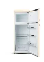 ETA Refrigerator | ETA253390040EN Storio Retro | Energy efficiency class E | Free standing | Height 148.2 cm | Double Door | Fridge net capacity 170 L | Freezer net capacity 45 L | 38 dB | Beige – pilt 3