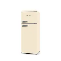 ETA Refrigerator | ETA253390040EN Storio Retro | Energy efficiency class E | Free standing | Height 148.2 cm | Double Door | Fridge net capacity 170 L | Freezer net capacity 45 L | 38 dB | Beige – pilt 8