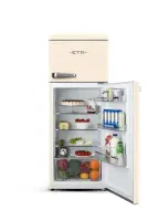 ETA Refrigerator | ETA253390040EN Storio Retro | Energy efficiency class E | Free standing | Height 148.2 cm | Double Door | Fridge net capacity 170 L | Freezer net capacity 45 L | 38 dB | Beige – pilt 11