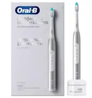 Oral-B Pulsonic Slim Luxe 4000 Sonic | Electric Toothbrush | Rechargeable | For adults | Number of brush heads included 1 | Number of teeth brushing modes 3 | Platinum