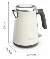 TEFAL Kettle | Collection KI666AE0 | Electric | 2400 W | 1.7 L | Stainless steel | 360° rotational base | Ivory