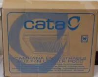 SALE OUT. CATA CAMPANA Hood FK SLIM 6000 X, B, Width 60 cm, Max 162 m³/h, LED, Stainless steel | SALE OUT. CATA Hood | FK SLIM 6000 X | Conventional | Energy efficiency class B | Width 60 cm | 162 m³/h | Mechanical | LED | Stainless steel | DAMAGED PACKAGING AND ITEM PAINT ON BACK SIDE, SCRATCHED, CHANGED GLASS | 30 month(s)