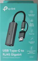 SALE OUT. TP-LINK UE310C USB Type-C to RJ45 Gigabit Ethernet Network Adapter | TP-LINK USB Type-C to RJ45 Gigabit Ethernet Network Adapter | UE310C | Ethernet LAN (RJ-45) ports 1 | MU-MiMO No | no PoE | UNPACKED