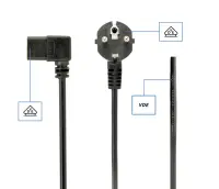 CABLE POWER ANGLED C13 1.8M/PC-186A-075-1.8M GEMBIRD