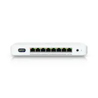 Switch|UBIQUITI|UDB-Switch|7xRJ-45 ports|RJ-45 Ports Type 2.5G Ethernet (100/1000/2500)|1x10G Ethernet (copper) ports quantity|10G support Yes|Power over Ethernet (PoE) Yes|Total Power over Ethernet (PoE) budget 185 W|UDB-SWITCH – pilt 4