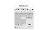 Kingston Technology IronKey Keypad 200 USB-välkmälu 64 GB USB tüüp-C 3.2 Gen 1 (3.1 Gen 1) Sinine