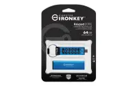 Kingston Technology IronKey Keypad 200 USB-välkmälu 64 GB USB tüüp-C 3.2 Gen 1 (3.1 Gen 1) Sinine – pilt 2