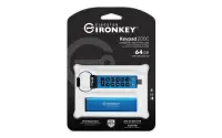 Kingston Technology IronKey Keypad 200 USB-välkmälu 64 GB USB tüüp-C 3.2 Gen 1 (3.1 Gen 1) Sinine – pilt 7
