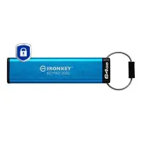 Kingston Technology IronKey Keypad 200 USB-välkmälu 64 GB USB tüüp-C 3.2 Gen 1 (3.1 Gen 1) Sinine – pilt 10
