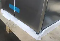 SALE OUT. | Xiaomi Mijia Refrigerator Cross Door 502L EU | Energy efficiency class E | Free standing | Side by Side | Height 191.2 cm | No Frost system | Fridge net capacity 326 L | Freezer net capacity 176 L | 37 dB | Brushed Silver | NOT ORIGINAL PACKAGING, SCRATCHED FRONT (TOP), DENTED RIGHT SIDE (TOP) – pilt 4