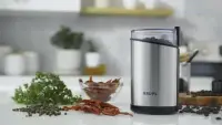 Krups | GX204D | Coffee Grinder | 200 W | Coffee beans capacity 85 g | Lid safety switch | Number of cups 12 pc(s) | Silver