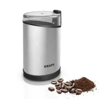 Krups | GX204D | Coffee Grinder | 200 W | Coffee beans capacity 85 g | Lid safety switch | Number of cups 12 pc(s) | Silver