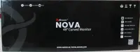 SALE OUT. | Arozzi | Nova | 49 " | VA | 32:9 | 165 Hz | 4 ms | 5120 x 1440 pixels | 350 cd/m² | HDMI ports quantity 2 | Black | Warranty 24 month(s) | DAMAGED PACKAGING, MISSING KEY, STICKERS AND USB-C CABLE