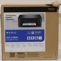 SALE OUT. Brother DCP-J1260W 3-in-1 Wireless Inkjet Printer | SALE OUT. | Multifunctional printer | DCP-J1260W | Inkjet | Colour | 3-in-1 | A4 | Wi-Fi | Black | DAMAGED PACKAGING