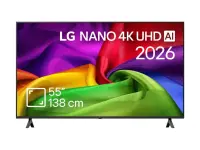 LG NANO 4K AI TV | 55NU800B3LA | 55 | Smart TV | webOS | UHD | Black – pilt 8