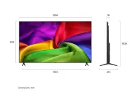 LG NANO 4K AI TV | 75NU800B3LA | 75 | Smart TV | webOS | UHD | Black – pilt 2