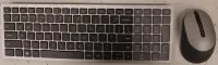 SALE OUT. Dell Keyboard and Mouse KM7120W Wireless US/LT | SALE OUT. Dell Pro Plus KM7120W | Keyboard and Mouse Set | Wireless | Mouse included | Bluetooth | Wireless connection | Lithuanian | Titan Gray | DEMO, UNPACKED BATTERIES