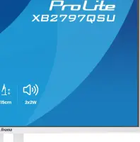 IIYAMA XB2797QSU-W1 27inch WHITE IPS – pilt 8