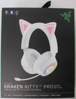 SALE OUT. Razer Kraken Kitty V3 Pro Headset, White | Razer Headset | Kraken Kitty V3 Pro | Bluetooth | Over-Ear | DAMAGED PACKAGING, DEMO