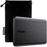 Toshiba External Hard Drive Canvio Basics Excl (2.5" 4TB, USB3.2 Gen 1, Black)
