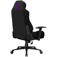 LORGAR CHA41, Ergonomic Gaming Chair Advanced, premium anti-stain fabric, Black/purple – pilt 11