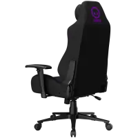 LORGAR CHA41, Ergonomic Gaming Chair Advanced, premium anti-stain fabric, Black/purple – pilt 14
