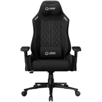 LORGAR CHA41, Ergonomic Gaming Chair Advanced, premium anti-stain fabric, Black/white