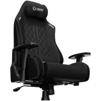 LORGAR CHA41, Ergonomic Gaming Chair Advanced, premium anti-stain fabric, Black/white – pilt 7