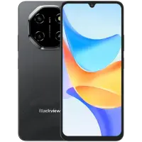 Blackview SHARK 6 5G 6.88inch FHD 1640x720 IPS LCD 120Hz 4+128GB Unisoc T8100 octa-core up to 2.2GHz Cam 13MP Front 8MP / 16+2MP Rear Battery 5000mAh Type-C Dual SIM SD card slots Android 15 Phantom Black