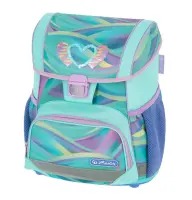 Vormiline koolikott Herlitz Loop empty Minty Love, 36 x 28 x 21 cm