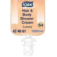 „Tork Luxury Hair and Body Shower Cream“ - luksuslik dušikreem juuste ja keha jaoks, 1000 ml