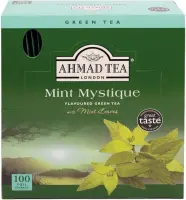 Ahmad roheline tee „Mint Mystique“, 100 fooliumümbrises teepakki