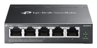 TP-LINK | Omada 5-Port Gigabit Easy Managed Switch with 4-Port PoE+ | ES205GP | Desktop/Wall mountable