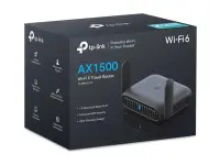 TP-LINK TL-WR1512X | Roam 6 AX1500 Wi-Fi 6 Travel Router | 802.11ax | Ethernet LAN (RJ-45) ports 1 | 10/100/1000 Mbit/s | Mesh Support No | MU-MiMO No | No mobile broadband – pilt 6
