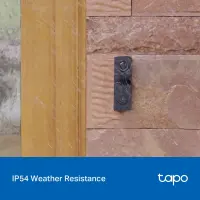 TP-LINK 2K Battery Video Doorbell | Tapo D205 | 3 MP | 2.4mm/F2.2 | IP54 | H.264 | Micro SD, Max. 512 – pilt 6
