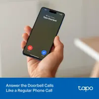 TP-LINK 2K Battery Video Doorbell | Tapo D205 | 3 MP | 2.4mm/F2.2 | IP54 | H.264 | Micro SD, Max. 512 – pilt 7