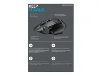 Logitech Gaming Mouse | G502 X LIGHTSPEED | Wireless | USB, 2.4 GHz | Black – pilt 16