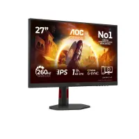 AOC 27G4ZR | 27 " | Fast IPS | FHD | 16:9 | 240 Hz | 1 ms | 1920 x 1080 pixels | 350 cd/m² | HDMI ports quantity 2 | Black – pilt 8