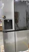 SALE OUT. LG GSGV81PYLL Refrigerator, Free-standing, Side by Side, E, Height 1.79 m, Net fridge 416 L, Net freezer 190 L, Silver | SALE OUT. LG Refrigerator | GSGV81PYLL | Energy efficiency class E | Free standing | Side by side | Height 179 cm | Fridge net capacity 416 L | Freezer net capacity 219 L | Display | 36 dB | Silver | DAMAGED PACKAGING, – pilt 6
