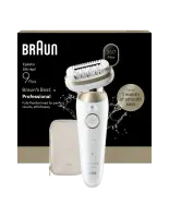 Braun Epilator | Silk-épil 9 Flex SES9-011 3D | Operating time (max) 50 min | Number of power levels 2 | Wet & Dry | White/Gold – pilt 2