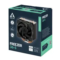 ARCTIC Freezer 36-S Protsessor Õhujahuti 12 cm Must, Roostevaba teras 1 tk