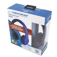 ESPERANZA STEREO AUDIO HEADPHONES SOUL VIOLET – pilt 4